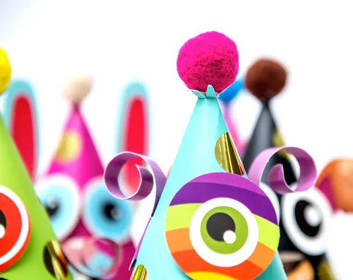 Kit De Sombreros De Fiesta Con Purpurina Para Jardín, Cumple