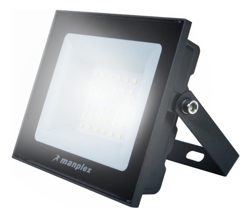 Refletor Holofote Slim Led 6500k Prova D'água - 30w - 2400l