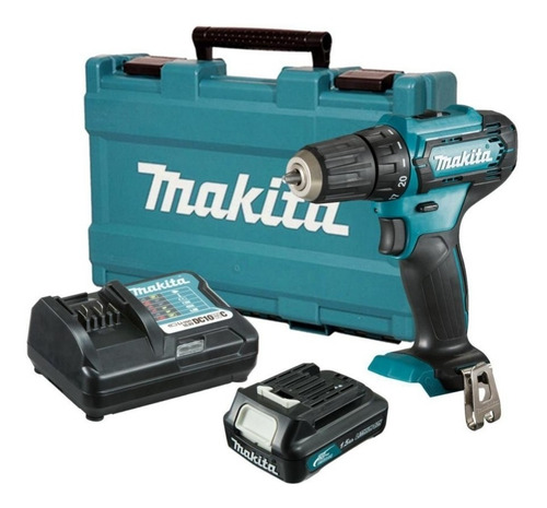 Taladro/atornillador + 1 Bateria + Cargador + Maletin Makita