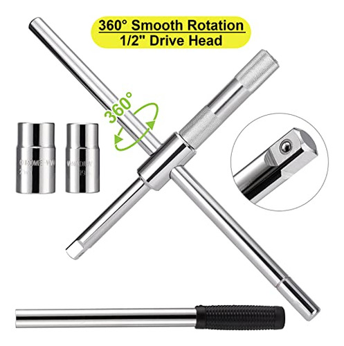 Llave Extendida Para Tuercas De Llanta Llave De 4 Vias