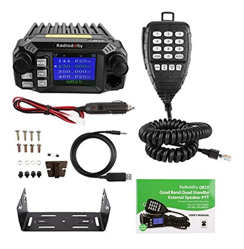 Radioddity Qb25 Transceptor De Cuatro Bandas 25 W /10 W