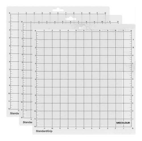3 Bases De Corte Para Silhouette Cameo 30x30 Com Cola - 50mm