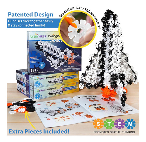 Conjunto De Transbordadores Espaciales De Flakes Brain Con A