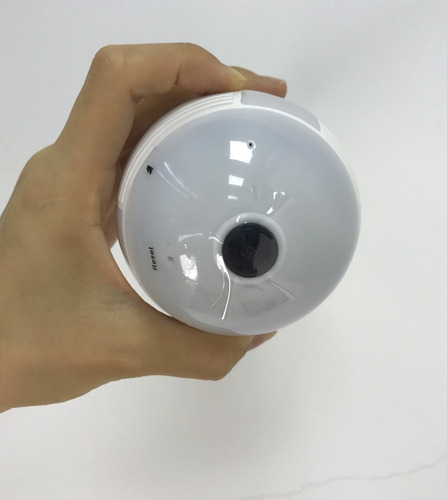 Lampara Wifi Led Ip Hd Camara Seguridad 360° Espia Parlante