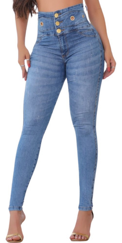 Calça Oxtreet Jeans Feminina C/ Bojo Modela Bumbum