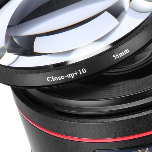 Imagen 4 de 10 de Filtros Close Up 58mm Macro +1 +2 +4 +10 | Estuche Incluido.