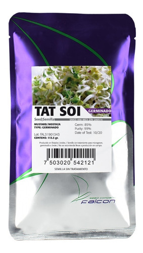 Semilla Germinado Tatsoi Falcon Seeds