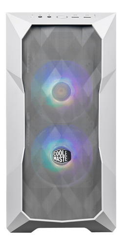 Imagen 3 de 10 de Gabinete Cooler Master Masterbox Td300 Mesh Blanco Vidrio P