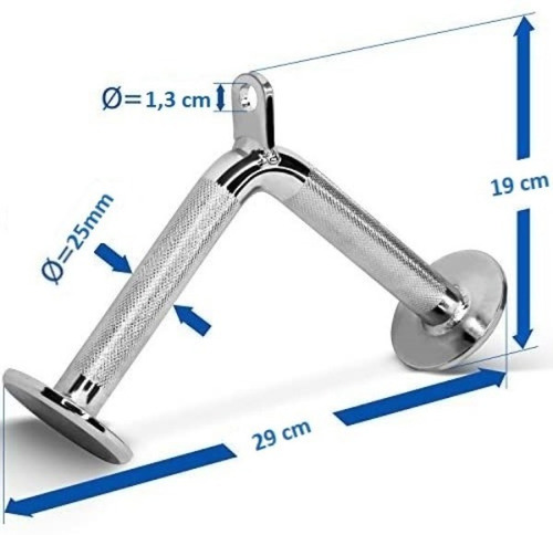 Triangulo Triceps P/ Polea Maquina Gimnasio Agarre V Get Fit