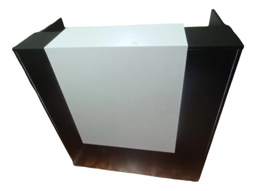 Mueble Recepción En Color Negro.