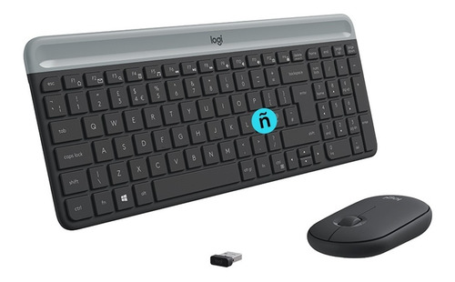 Combo Teclado Y Mouse Logitech Mk470 Wireless 1000 Dpi Pce