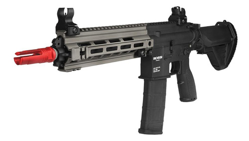 Rilfe Airsoft Rossi Neptune 9 Devgru 6mm + Capa + Bbs 0.12g