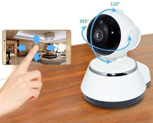 Imagen 4 de 9 de Camara Ip Wifi Hd Domo Inalámbrica 720p iPhone Android Audio