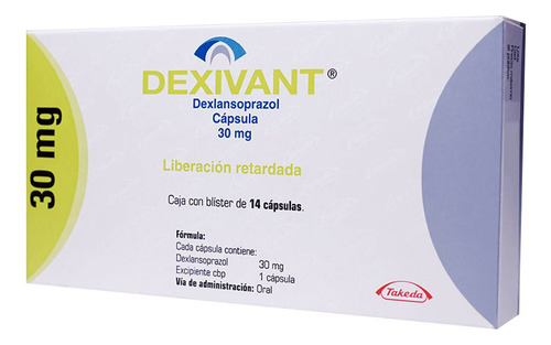 Dexivant Cápsulas De Liberación Retardada 30 Mg, 14 Cápsulas