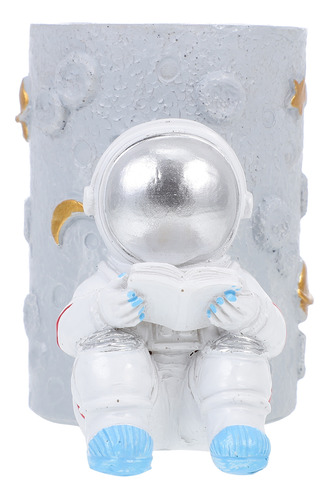 Portalápices Con Forma De Estatua De Astronauta, Diseño Deco