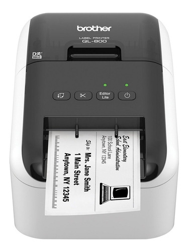 Imagen 1 de 10 de Impresora De Etiquetas Brother Ql-800 Software Código Barras