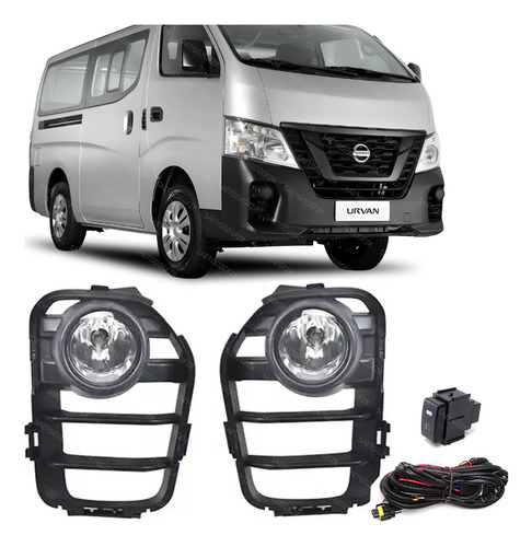 Faros Niebla Urvan Nv350 2018 2019 2020 Kit Completo