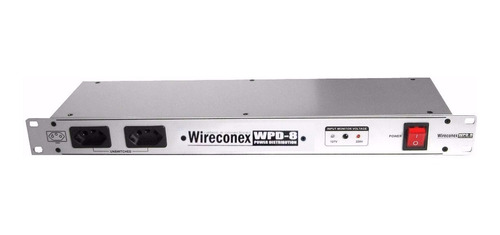 Regua Wireconex Wpd-8 Ac 110/220v C/ 8 Tomadas
