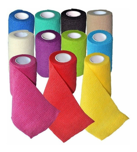 Kit Com 5 Bandagens Flexível - Elástica Promoção
