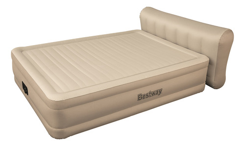 Colchon Inflable Electrico Queen Con Respaldo 2.29mx1.52mx79