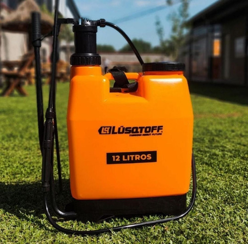 Pulverizador Fumigador Lusqtoff Mochila 12 L Manguera Lanza