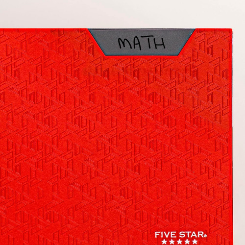 Folder Plástico Con Solpas Five Star 72109 Tamaño Carta-rojo Color Rojo