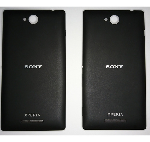 Imagem 1 de 4 de Tampa Traseira Sony Original Xperia C - C2304 Preto Nova
