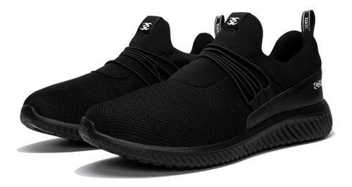 Imagen 2 de 6 de Tenis Negros Para Hombre Marca 360 Modelo Jake