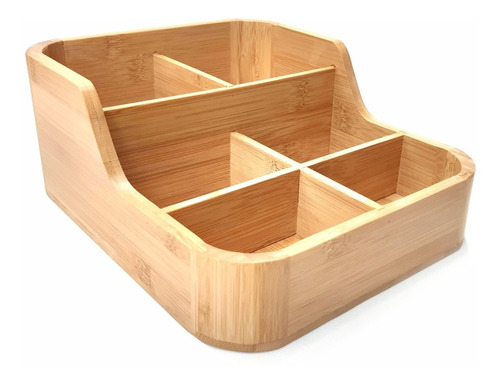 Organizador Bamboo Deluxe 6 Divisiones D+m Bazar Gourmet