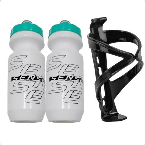 Kit Suporte 15g + 2 Garrafinha Caramanhola Sense Bike 500ml