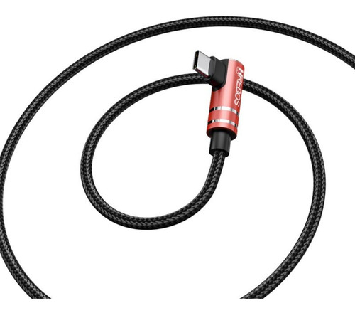 Imagem 4 de 5 de Cabo Usb Tipo C Em L De 3.1a Com 120 Cm Original Turbo