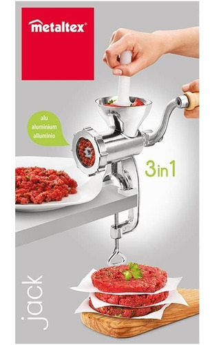 Molino De Carne Jack 3 En 1, Embutido Y Galletas