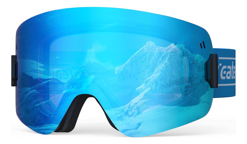 Ski Goggles, Otg Frameless Snow Snowboard Goggles Cylindrica