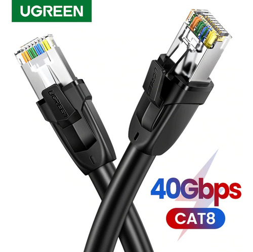 Cable Para Internet 5g 1 Metro Cat8 Premium De Algodon Ugr