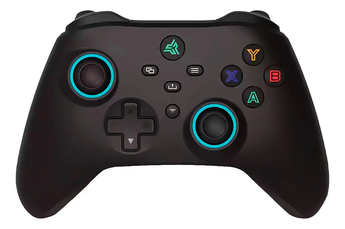 Controle Sem Fio Knup KP-GM035 Xbox One, Xbox Series X, Xbox Series S, PC, Gaming Hub com Vibração Preto