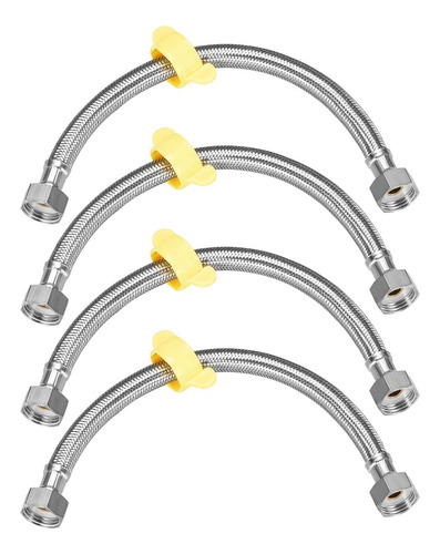 Conector De Grifo G1/2 Hembra X G1/2 Hembra Acero Inoxidable