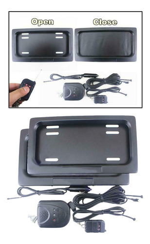 Imagen 7 de 11 de 2 Piezas Delantero Y Trasero Eléctrico Usa Tipo Auto Placa