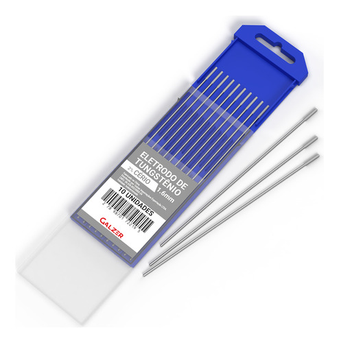 10 Pcs Eletrodo Tungstênio 3,20 Ponta Cinza 2% Cério