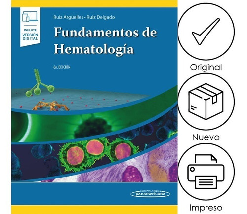 Fundamentos de Hematología, de Ruiz Argüelles. Editorial Panamericana, tapa blanda en español, 2021