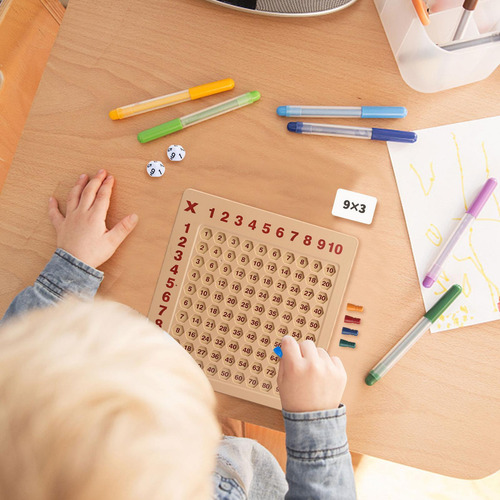 Juegos De Multiplicación Para Niños Tablero De Mesa Educativ