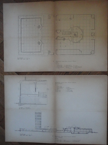 Frank Lloyd Wright Proyectos Planos En 10 Hojas Plegables