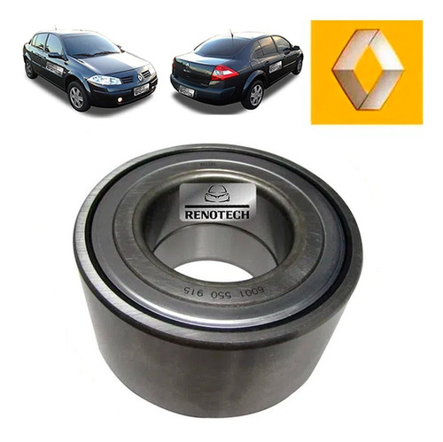 Rolamento Roda Dianteiro S Abs Megane Ii 06 A 13 6001550915