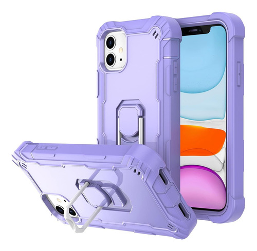 Funda Para iPhone 11, Morado/cuerpo Completo/con Sosten