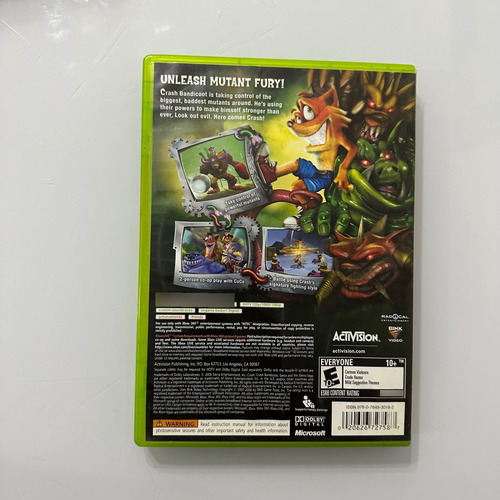 Crash Mind Over Mutant Xbox 360 (Usado)