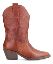 Comprar Botas Mujer Texanas Caña Alta 100% Cuero Vacuno Moda Heben