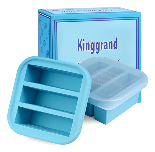 Kinggrand Kitchen Bandeja De Silicona Para Congelador Con Ta