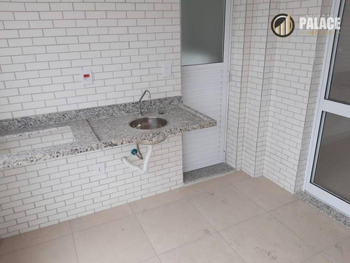 Apartamento Residencial À Venda, Vila Guilhermina, Praia Grande - . - Ap1119