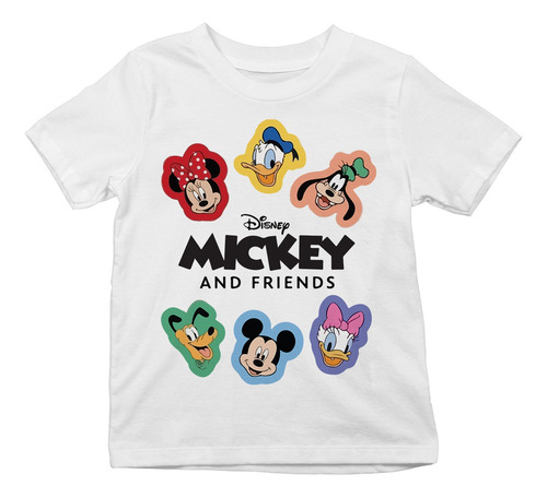 Playera Cuello Redondo Disney Mickey And Friends