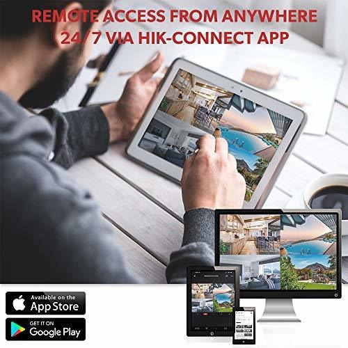 Hikvision Kit Camara Ip Nvr Ds Ni Poe Sin Disco Duro Mp