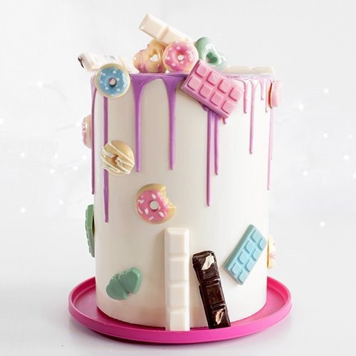 Imagen 5 de 7 de Set Molde Cake Sorpresa Chica - Torta Piñata 15x20 Parpen